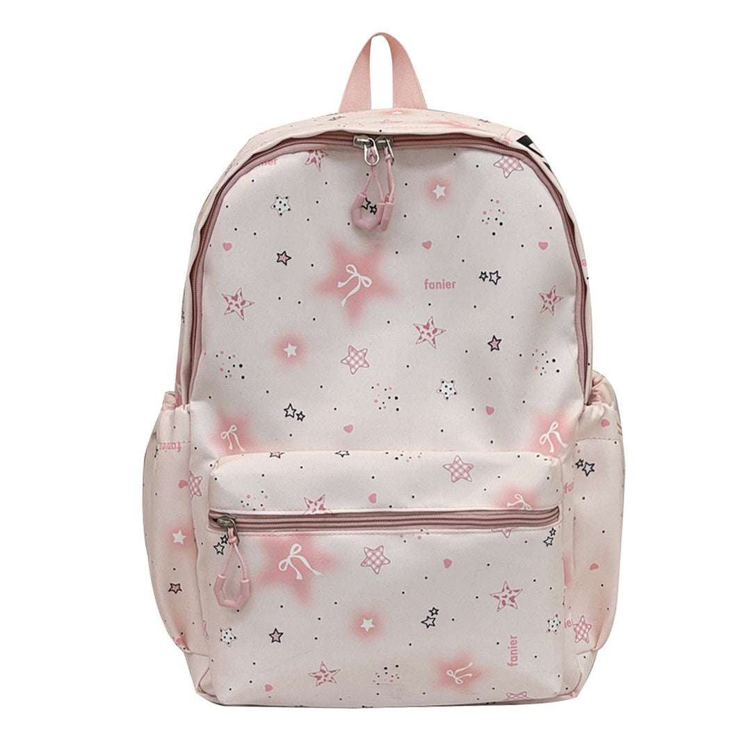 Casual Star-Patterned School Backpack Kalsten