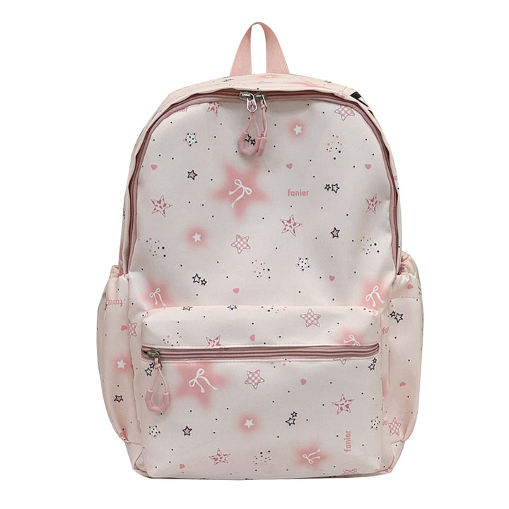 Casual Star-Patterned School Backpack Kalsten