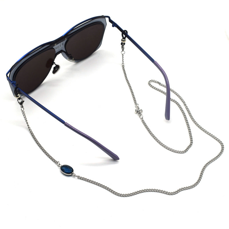 Elegant Gemstone Eyewear Chain Kalsten