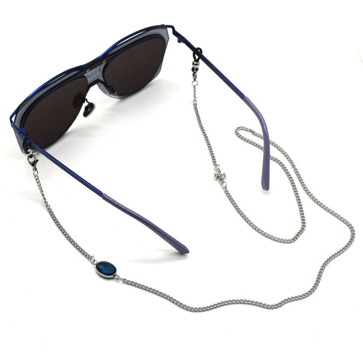 Elegant Gemstone Eyewear Chain Kalsten