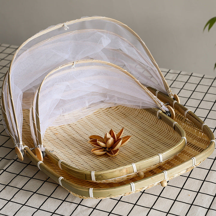 Covered Serving Platter with Mesh Lid Kalsten