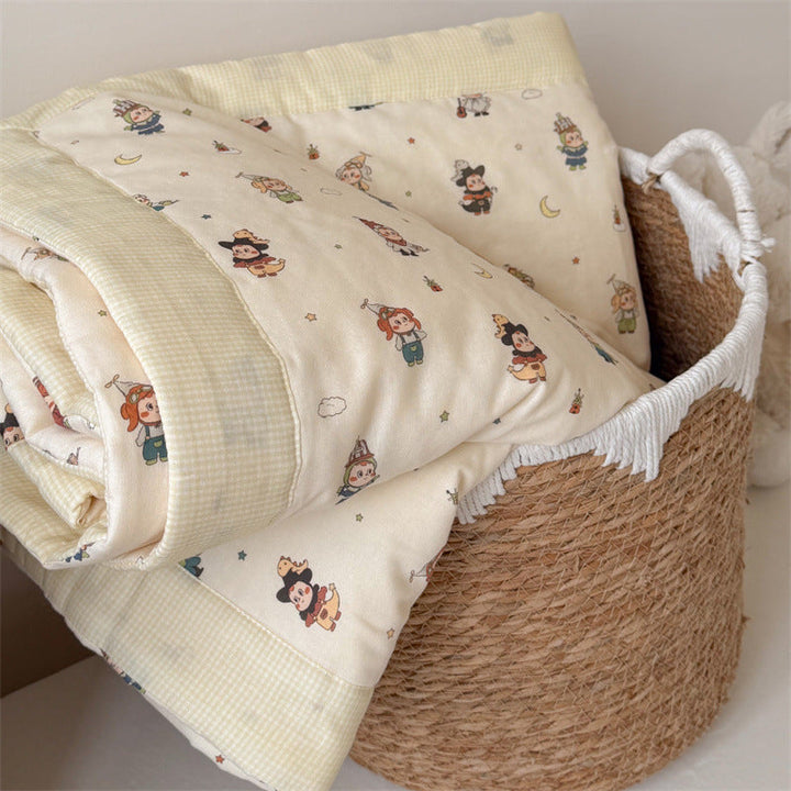 Women’s children's duvet with playful doll pattern Kalsten