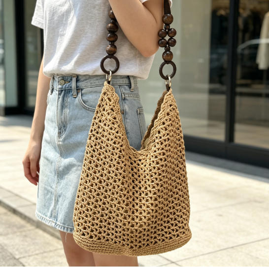 Trendy Macrame Tote Bag Kalsten