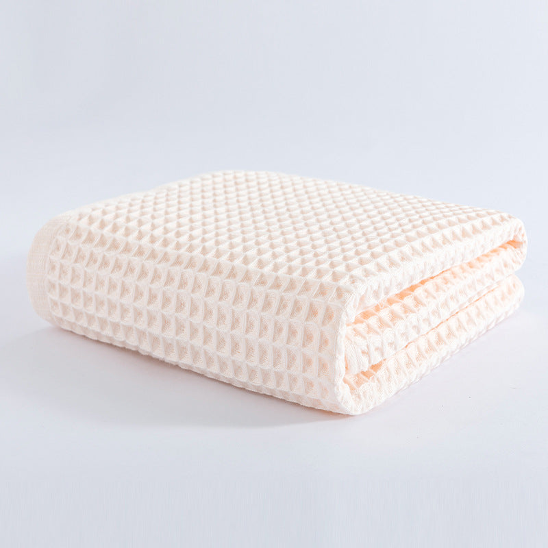 Women Waffle Fabric Bath Towel Kalsten