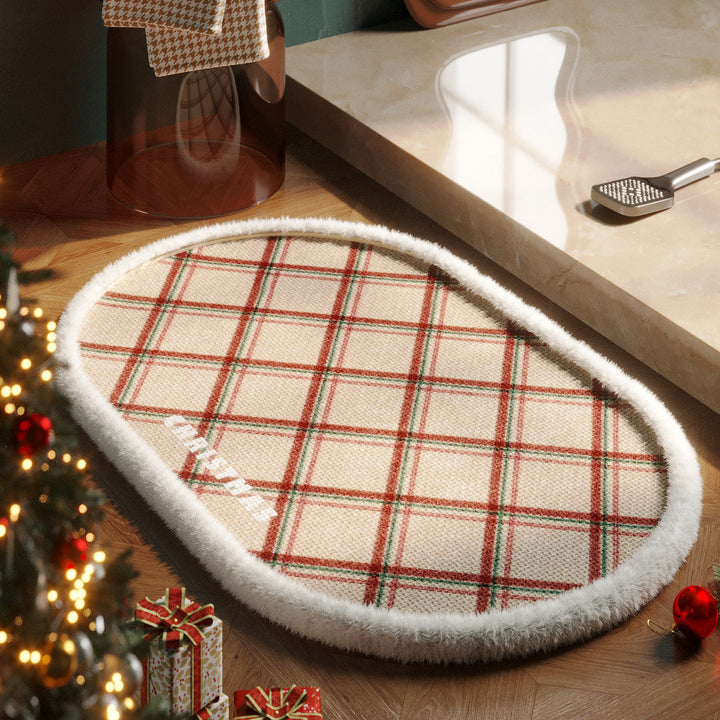 Cozy Holiday-Themed Bath Mat Kalsten