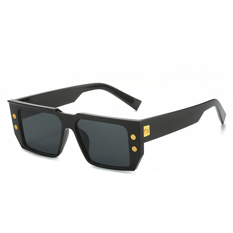 Women's fashionable clear glasses with golden accents Kalsten