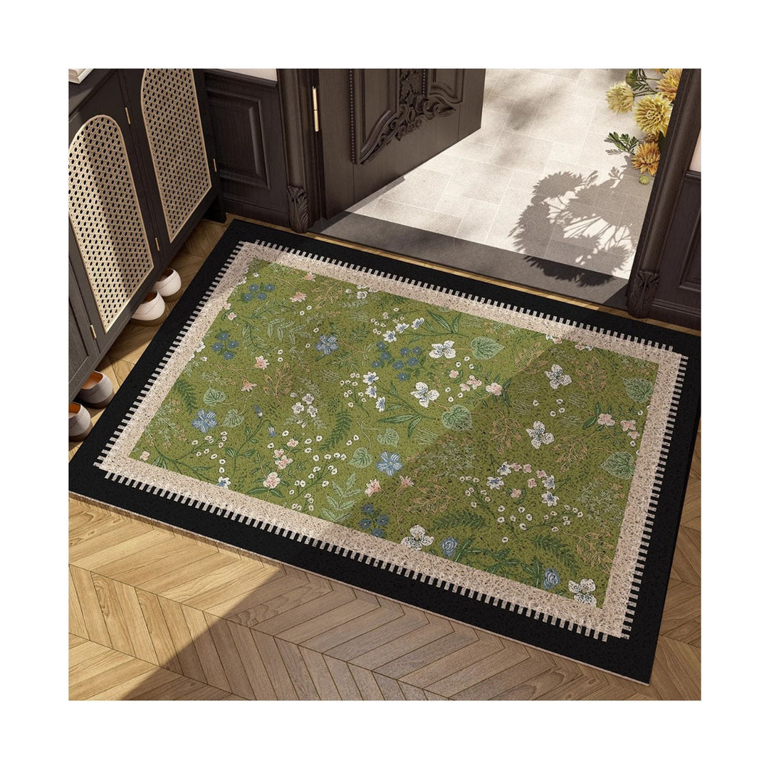 Floral Pattern Area Rug Kalsten