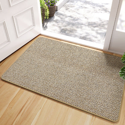 Durable Herringbone Pattern Entrance Mat