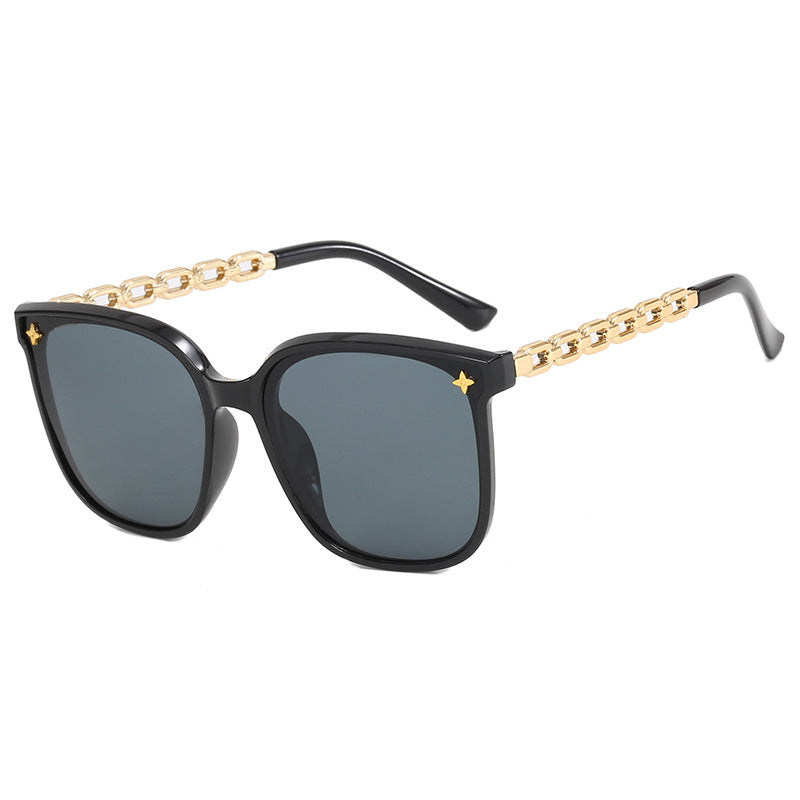 Ladies fashionable sunglasses with stylish chain accents Kalsten