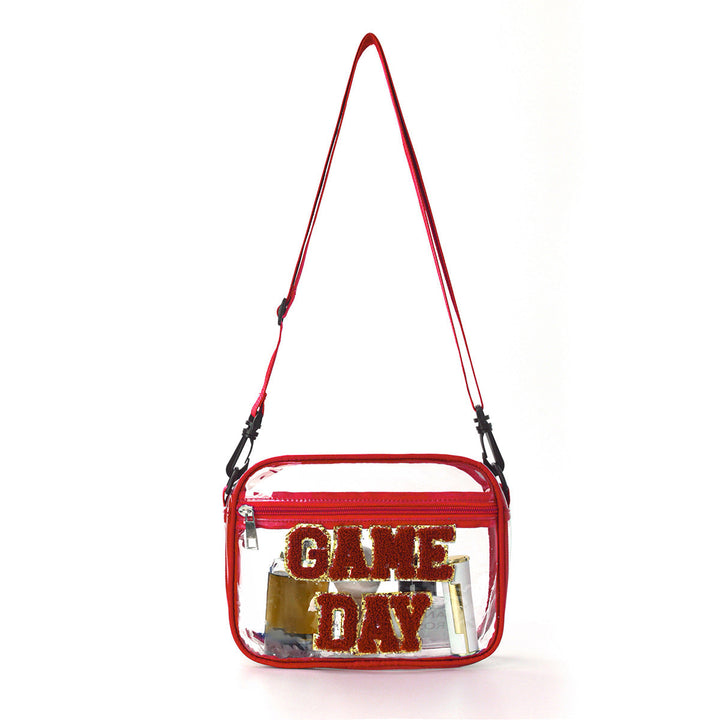 Sporty shoulder bag with transparent front Kalsten