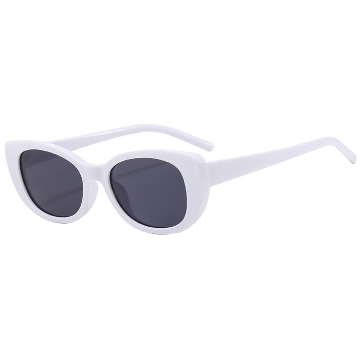 Women's Cat-Eye Sunglasses with High-Gloss Plastic Frame Kalsten