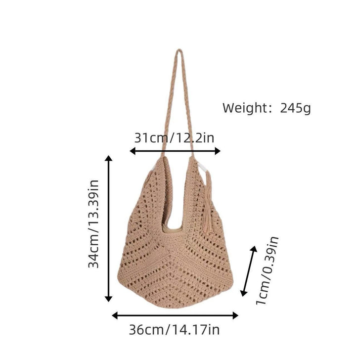 Handcrafted net tote bag Kalsten