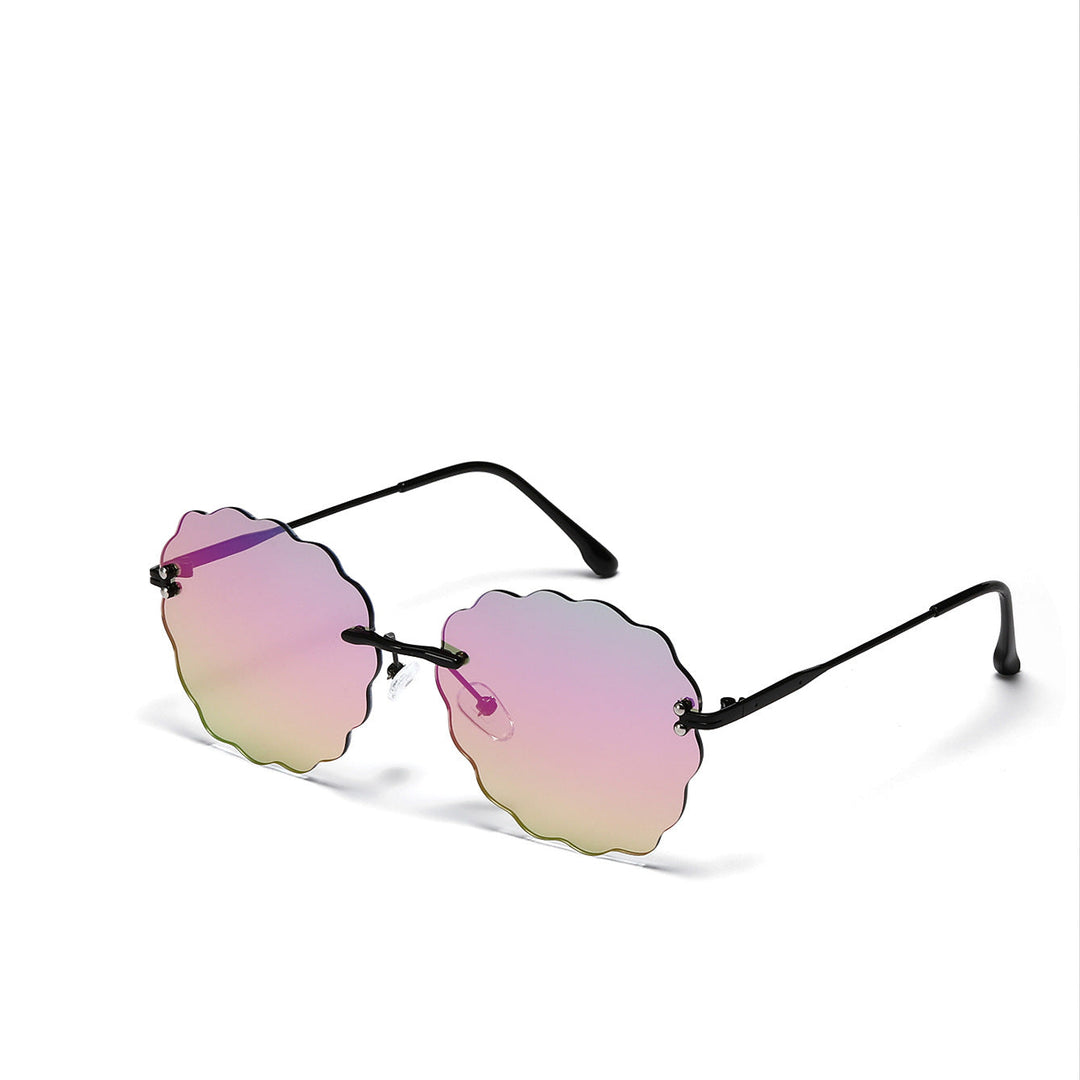 Ladies fashionable sunglasses in unique flower frame Kalsten