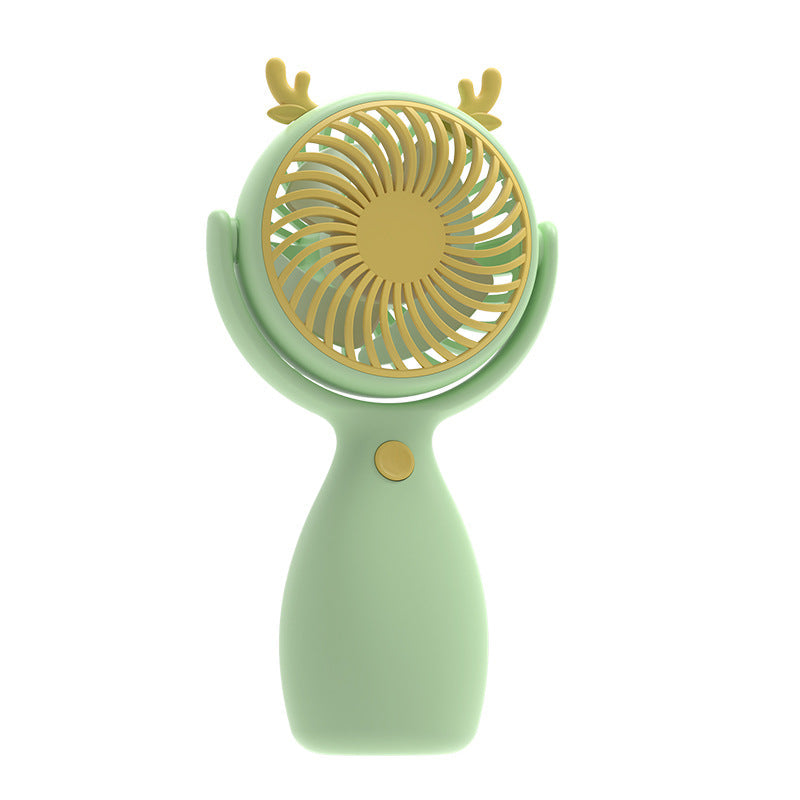 Unisex Portable Mini Hand Fan with Cat Ears and Rechargeable Battery Kalsten