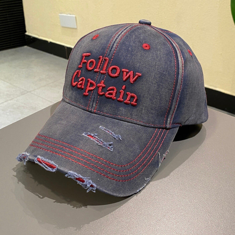 Men's Distressed Vintage Baseball Cap Kalsten