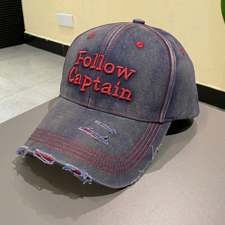 Men's Distressed Vintage Baseball Cap Kalsten