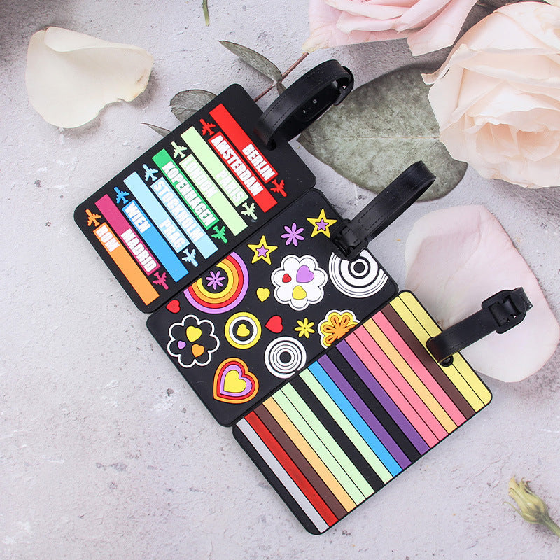 Geometric Pattern Luggage Tag Kalsten