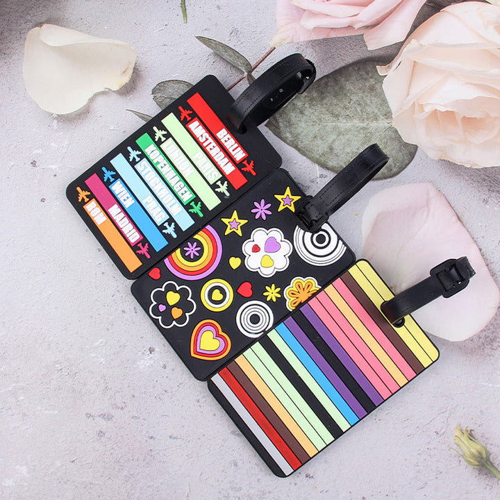 Geometric Pattern Luggage Tag Kalsten