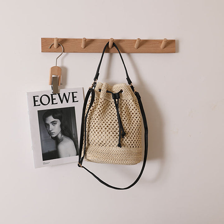 Casual Backpack Bag Made from Natural Material Kalsten
