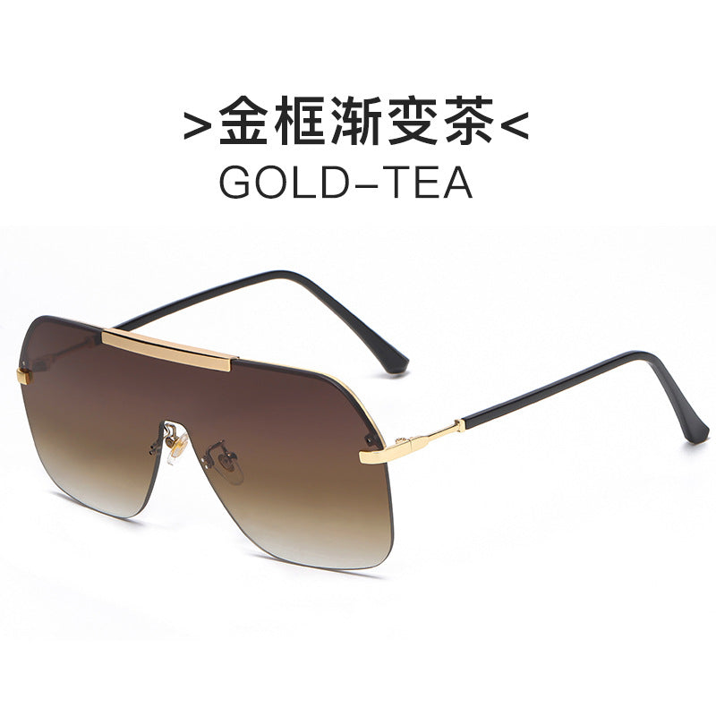 Women's extravagant oversized sunglasses with futuristic design Kalsten
