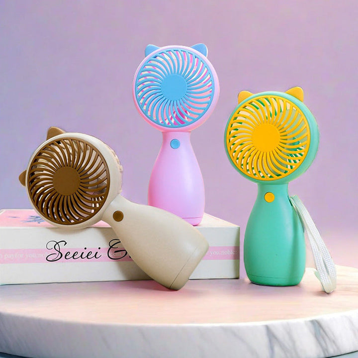 Ladies portable handheld fan with USB charging function Kalsten