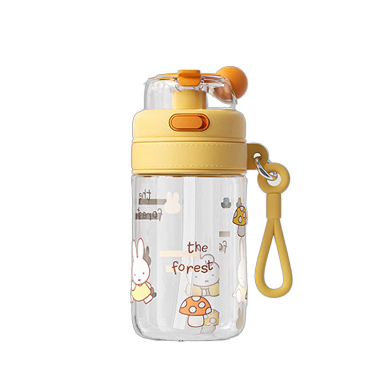 Women's sports bottle with interactive lid and cute animal design Kalsten