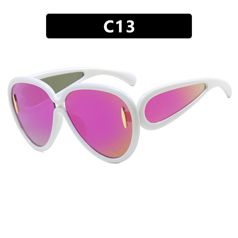 Women extravagant sunglasses in creative design Kalsten