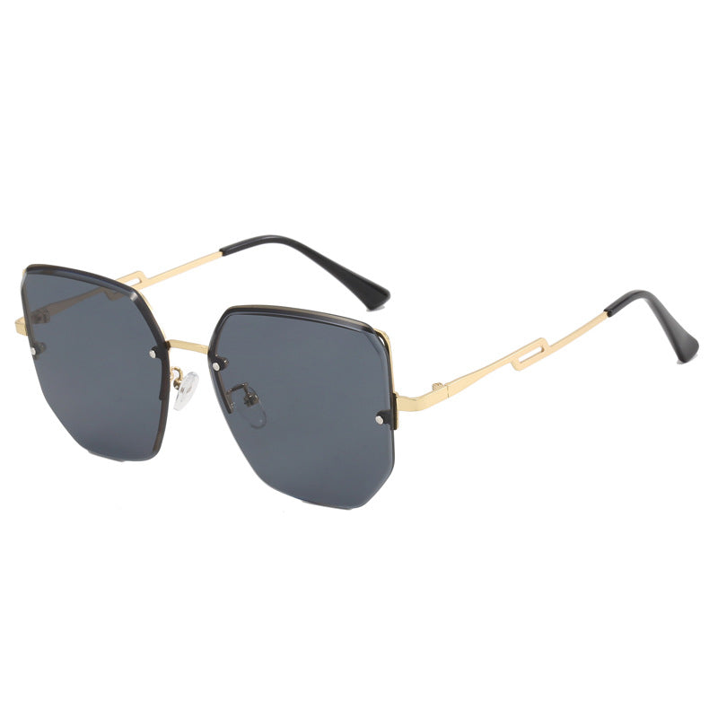 Women's geometric designer sunglasses with mirrored lenses Kalsten