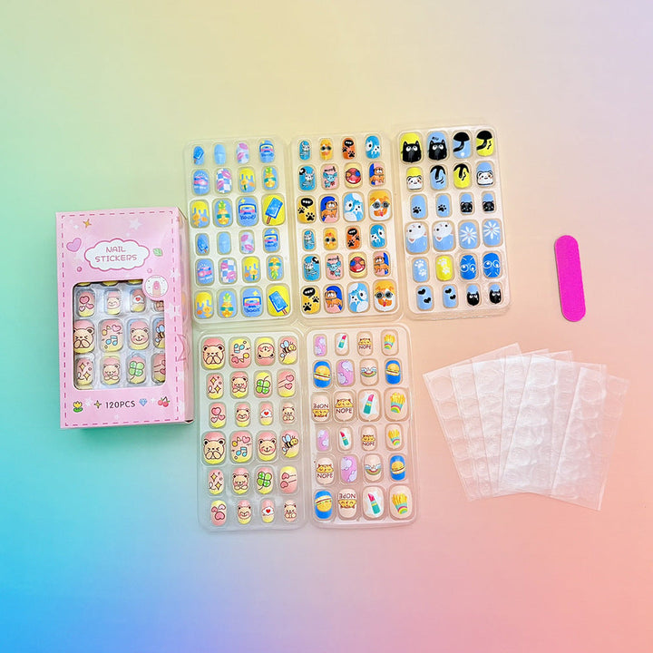 Creative Cartoon Nail Art Sticker Set Kalsten