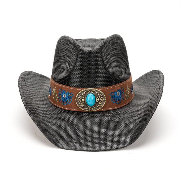 Straw Short Brim Cowboy Hat – Western Style | Kalsten