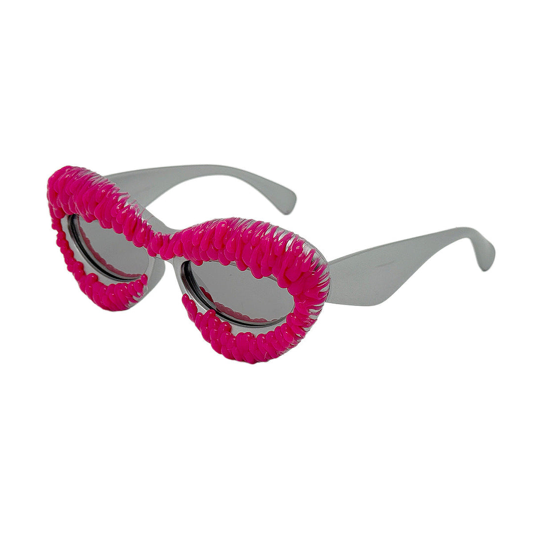 Women's extravagant cat-eye sunglasses with decorative frame Kalsten