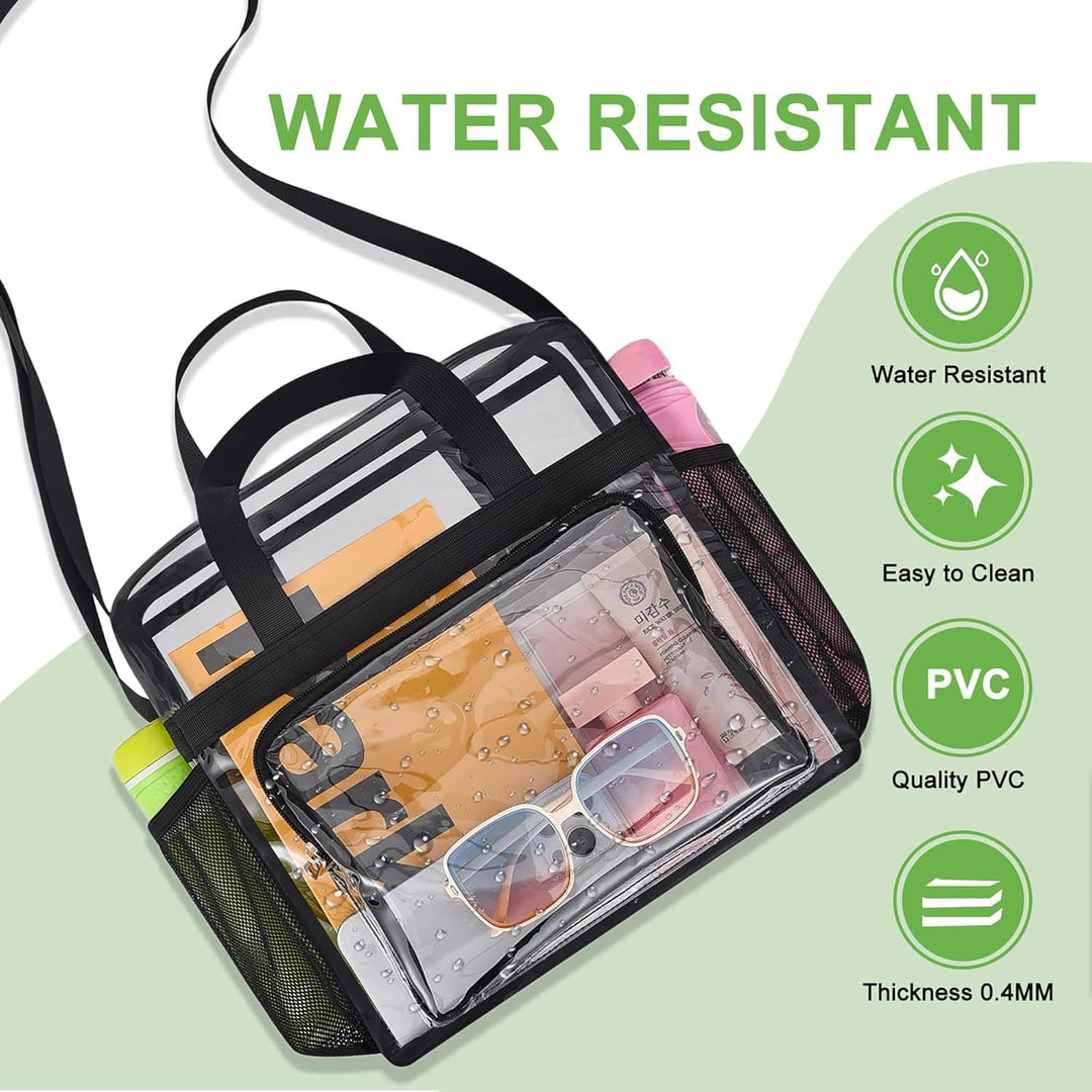 Transparent and Spacious Tote Bag Kalsten