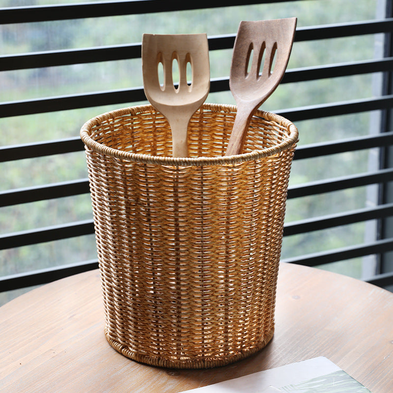 Unisex Round Laundry Storage with Sturdy Woven Kalsten