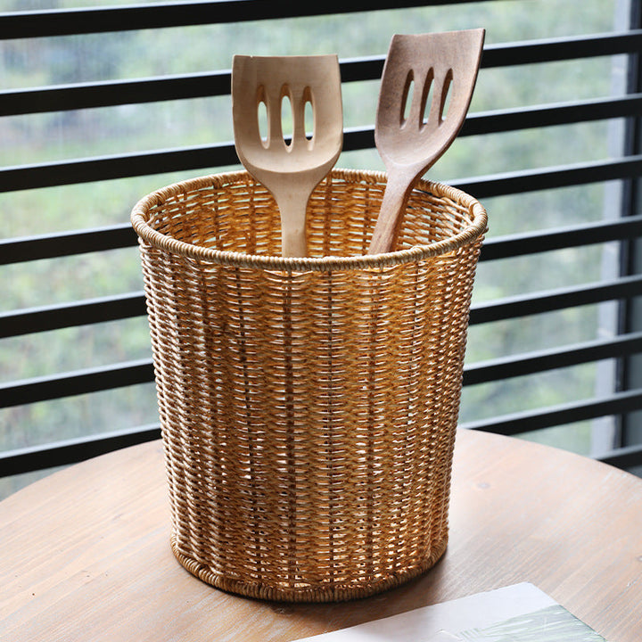 Unisex Round Laundry Storage with Sturdy Woven Kalsten