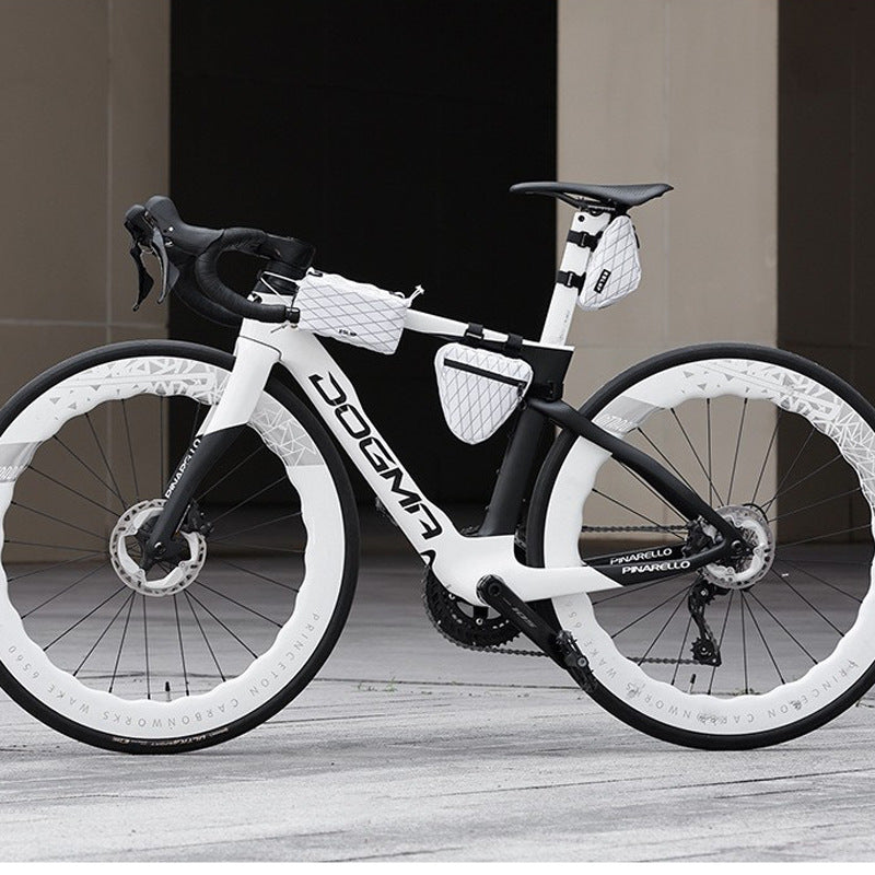 lightweight reflective triangular bicycle frame bag with waterproof zippered pocket Kalsten