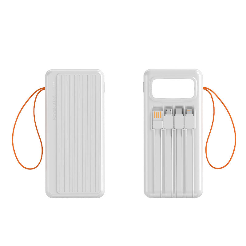 Multifunctional Solar Power Bank with Integrated USB Cable Kalsten