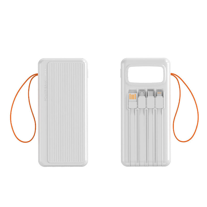 Multifunctional Solar Power Bank with Integrated USB Cable Kalsten