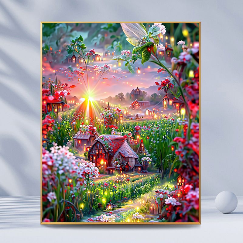 Enchanted Garden Landscape Art Print Kalsten
