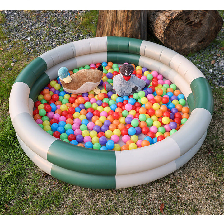 Women Inflatable Children's Swimming Pool with Fun Sea Motifs Kalsten