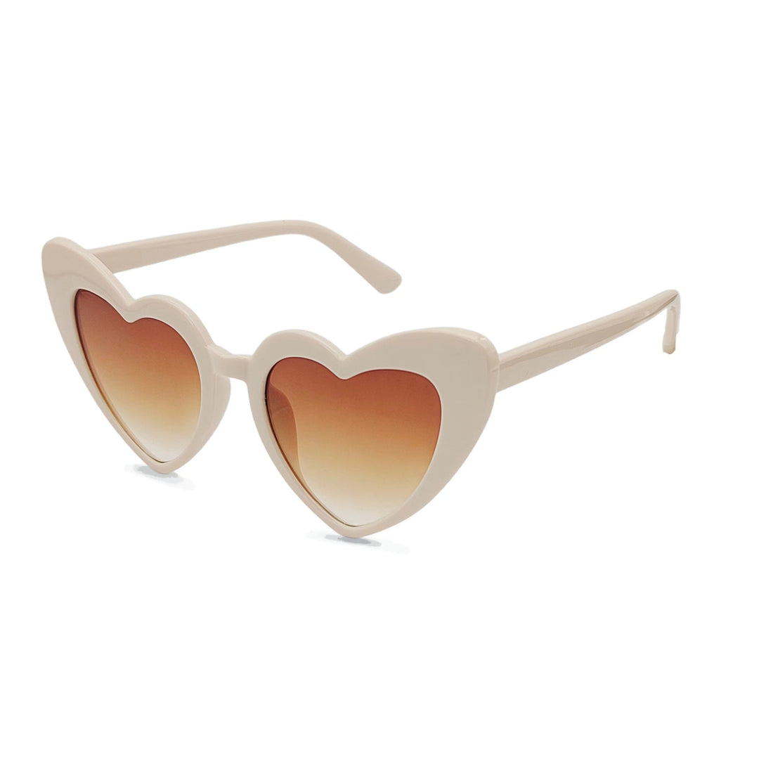 Women's Heart-Shaped Sunglasses with UV Protection and High-Quality Film Processing Kalsten