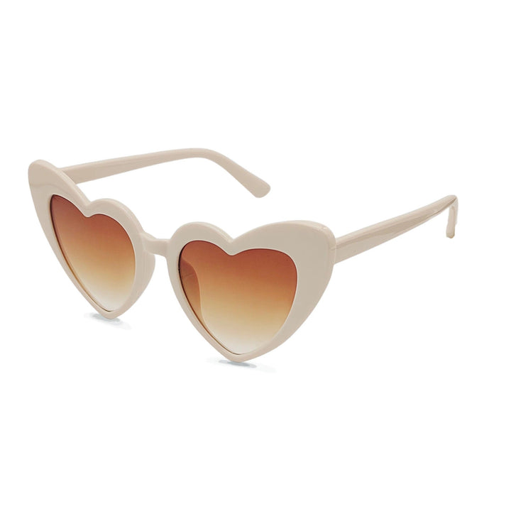 Women's Heart-Shaped Sunglasses with UV Protection and High-Quality Film Processing Kalsten