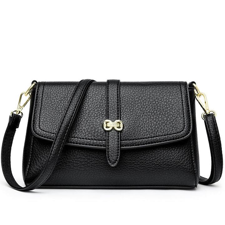 Elegant Faux Leather Crossbody Bag Kalsten