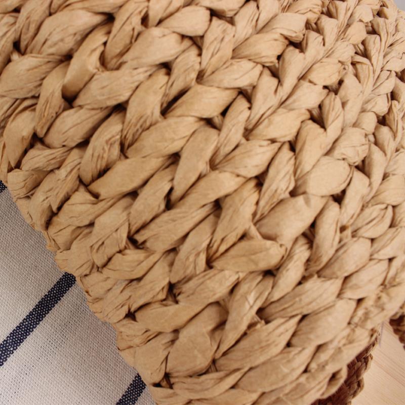 Shoulder bag made of braided natural material Kalsten