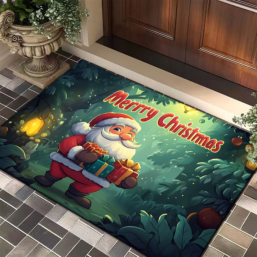 Festive Dog-Themed Entryway Mat Acalora