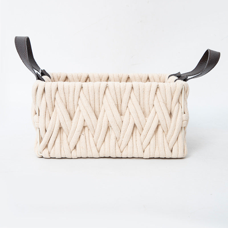Stylish Textured Storage Basket Acalora