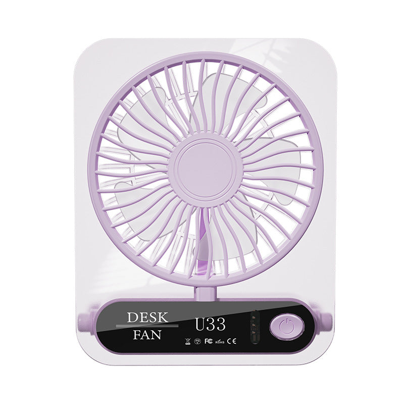 Women's portable desktop fan with flexible tilt Kalsten
