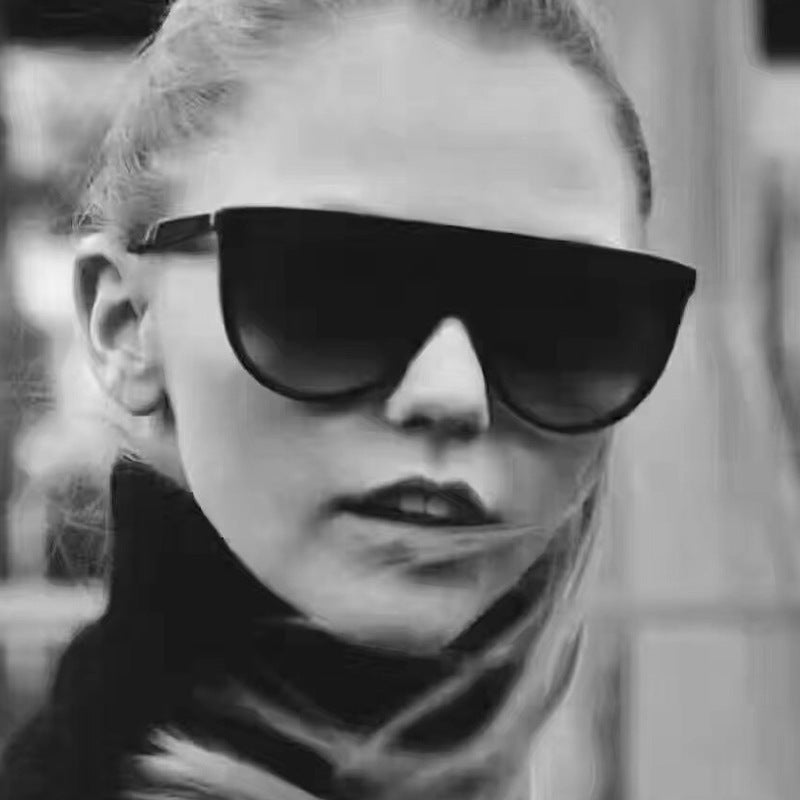 Ladies trendy oversized sunglasses with stylish transparent frame Kalsten
