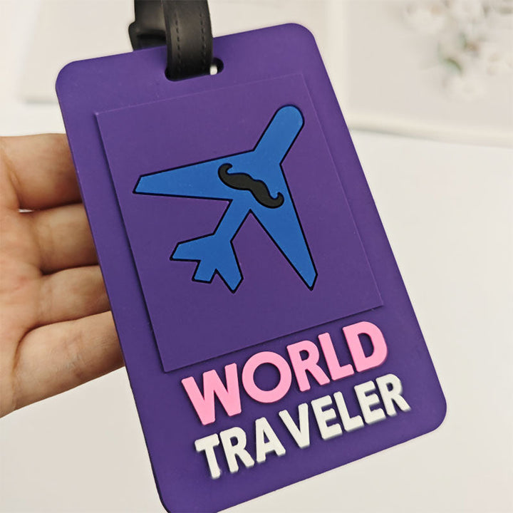 Unisex Travel-Themed Luggage Identifier Kalsten