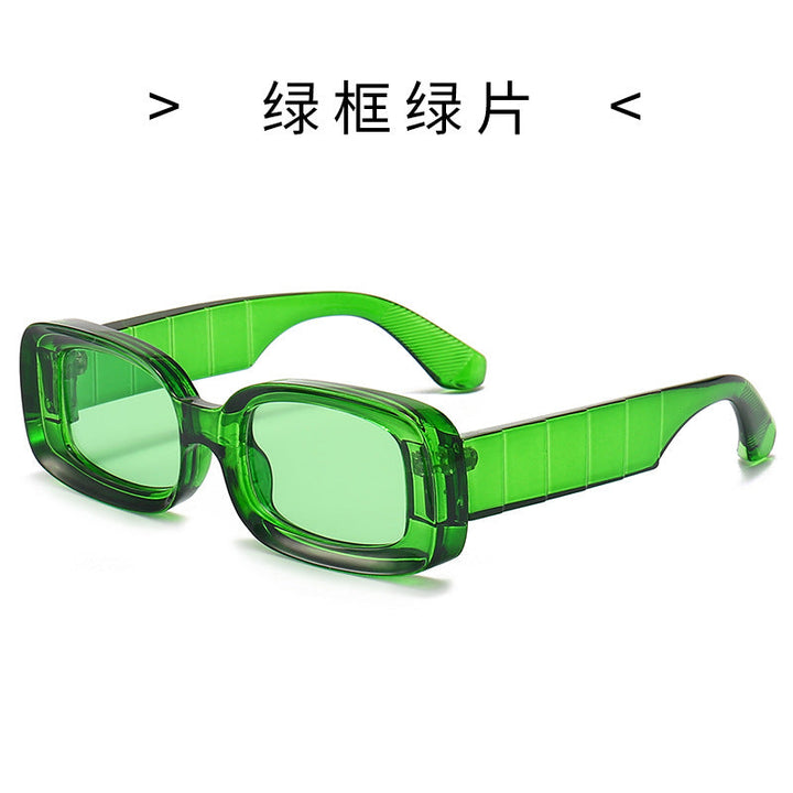 Women's Square Sunglasses with Transparent Frame Kalsten