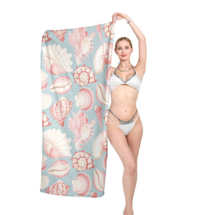 Beach towel with exotic shell motif Kalsten